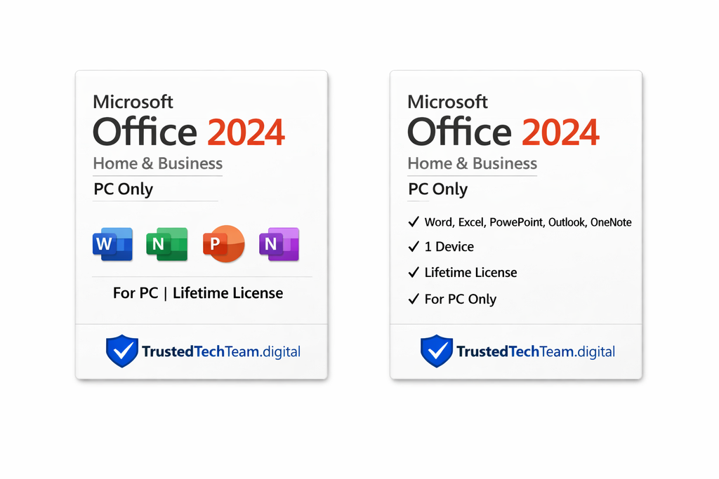 Microsoft Office 2024 Home & Business License - One-Time Purchase