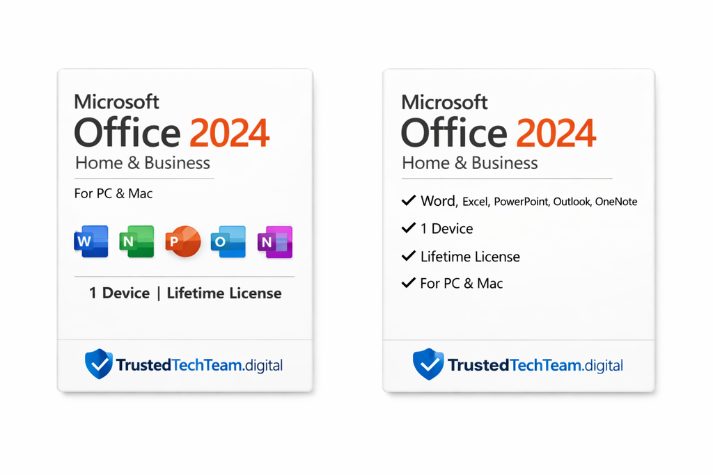 Microsoft Office 2024 for PC/Mac — Home & Business