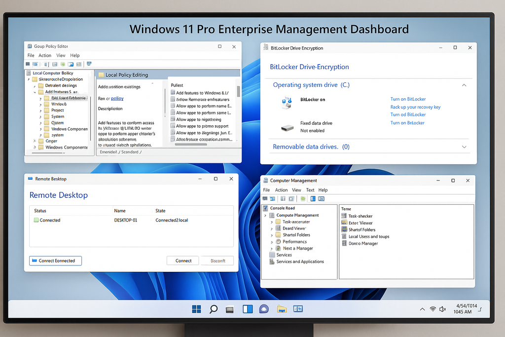 Microsoft Windows 11 Pro License - Complete Professional Operating System 2025 - Ustrustedtech
