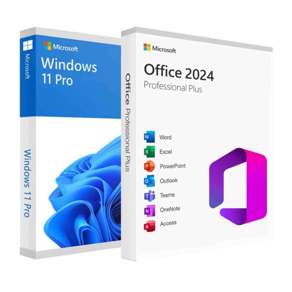 Microsoft Windows 11 Pro OEM + Office 2024 Pro Plus | Lifetime License Bundle - ustrustedtech