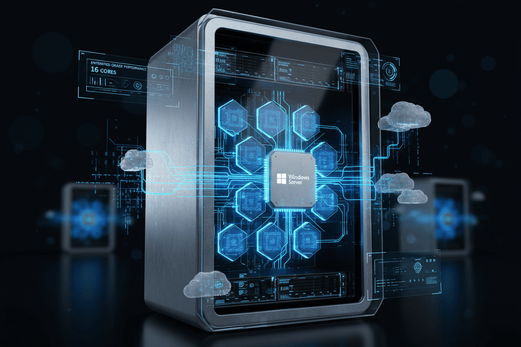microsoft windows server 2025 16 core better image than official microsoft image 