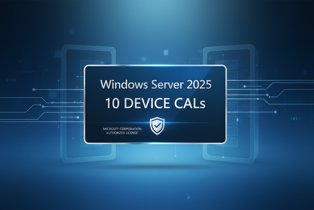 Microsoft Windows Server 2025 CALs – 10 Device Licenses