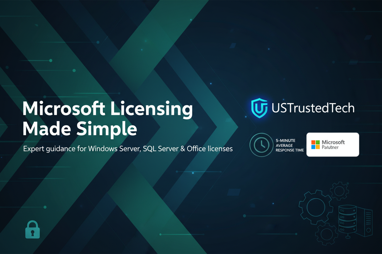 USTrustedTech Microsoft Licensing Banner
